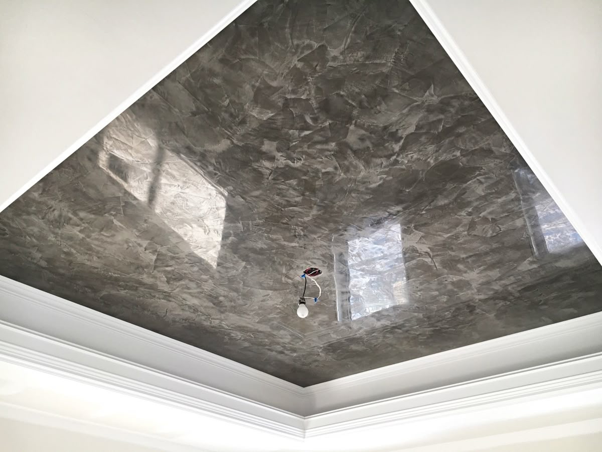 Decorative ceiling finish