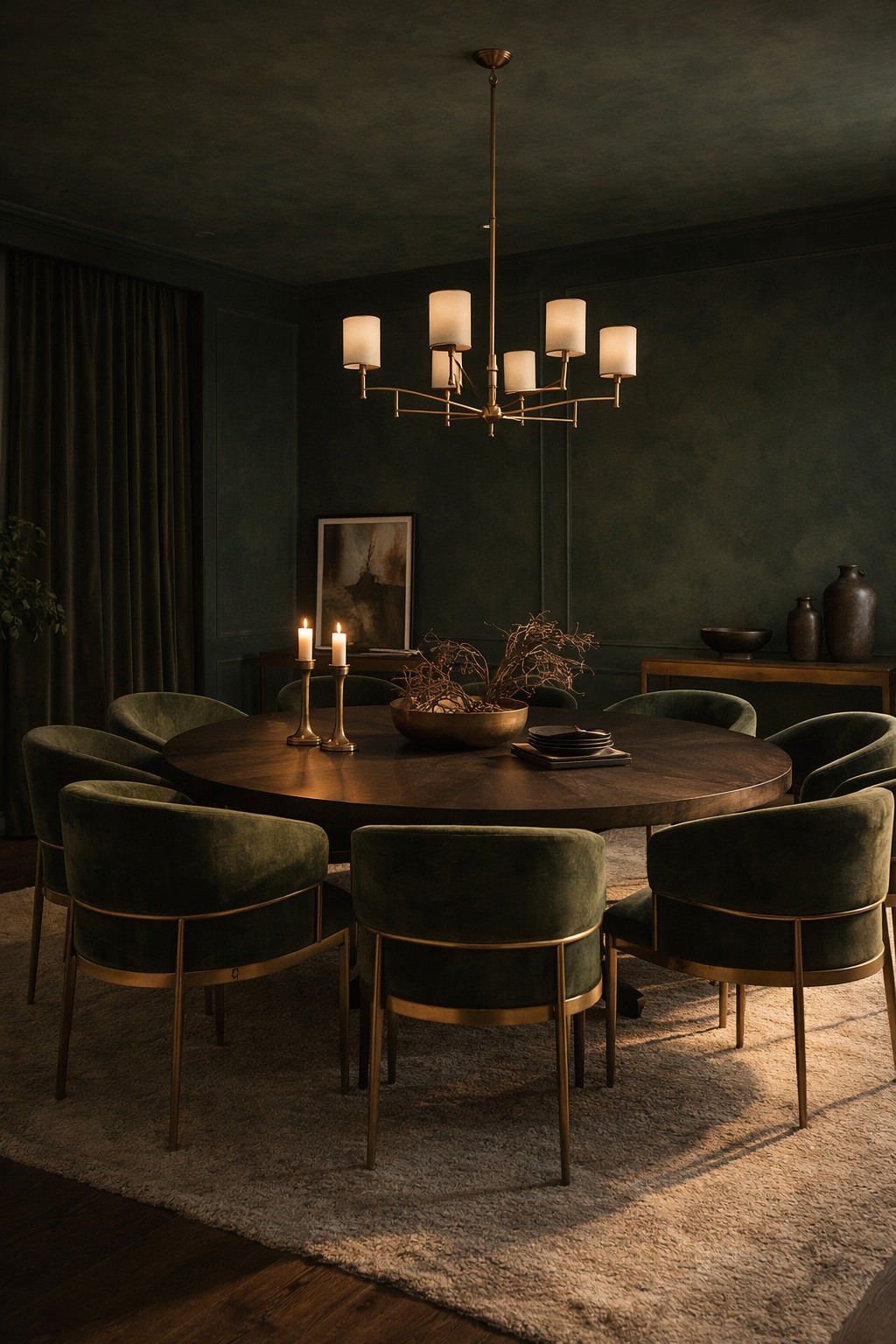 Venetian plaster finish compared with standard drywall wall in Vancouver